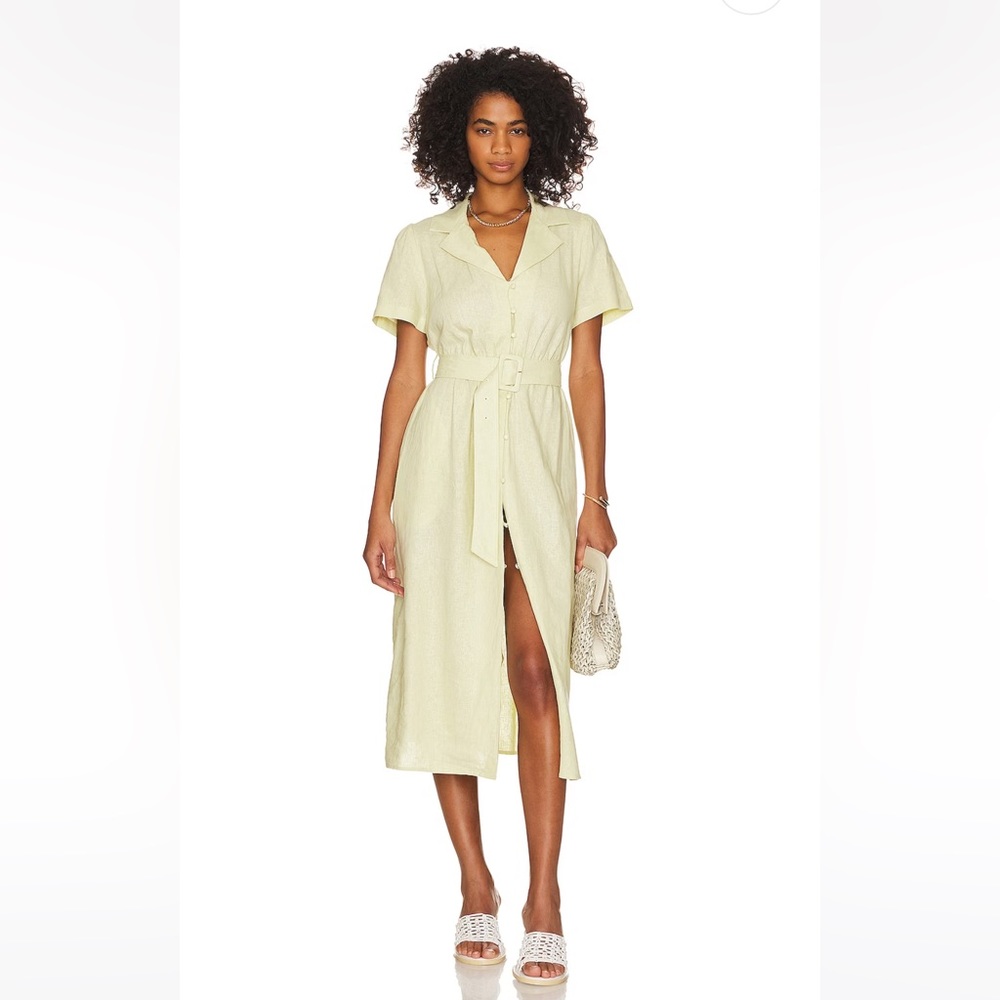 WeWoreWhat. Camp Linen Shirt Dress